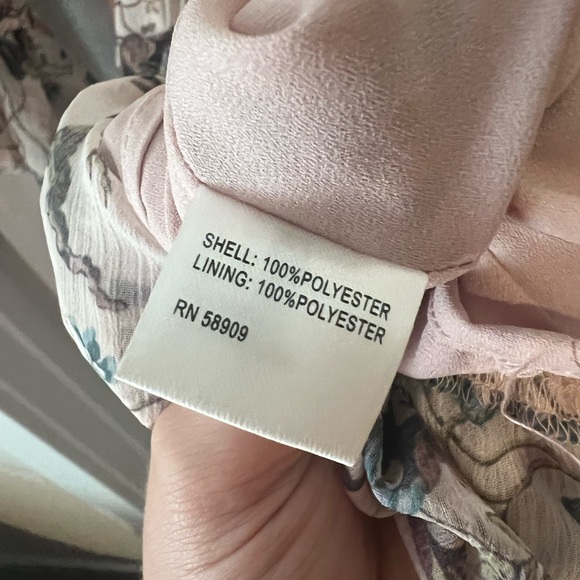 Antonio Melani x Nicola Bathie Claire Floral Crew Neck Long Sleeve Belted Dress - Picture 2 of 7